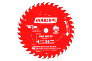 4-3/8 in. x 36 Tooth Trim Saw Blade