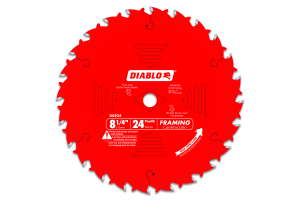 8 to 8-1/4 in. x 24 Tooth Framing Saw Blade