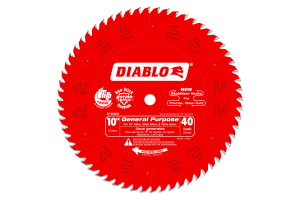 10 in. x 40 Tooth General Purpose Saw Blade