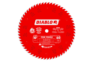 10 in. x 60 Tooth Fine Finish Saw Blade