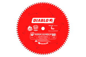 10 in. x 80 Tooth Non-Ferrous/Plastic Saw Blade